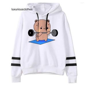 Kadın Hoodies Pamuk Sweatshirts Kadın Bubu Dudu Kadınlar Vintage Grafik Y2K Estetik Kore tarzı Kaput Kıyafetleri Sokak Giysesi Takip Sweatshirt Trailsuits