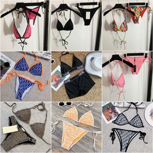 Новая модная одежда Letter Swim носит купальный костюм Одежда для плавания Бренд Классический дизайнер Женские бикини Летние пляжные костюмы