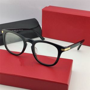 Nya modedesign Optiska glasögon 0011 Butterfly Frame Transparent Lens Retro Simple Style Transparenta Glasögon kan utrustas WI234X