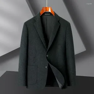 Ternos masculinos 5808- Lazer oeste de roupas definidas tendência de tendência - Small terno coreano Slim Spring e Summer Jacket Peças únicas