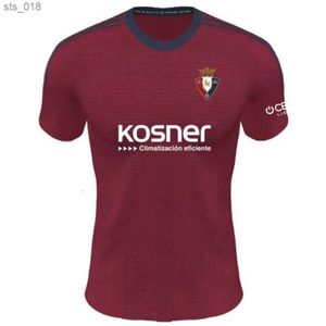 Hayranlar Futbol Formaları 2024 Osasuna Futbol Forması David Garcia Chimy Avila Equipacion Adulto Torres Moncayola Manu Sanchez Home Fooball Shir Menh240309