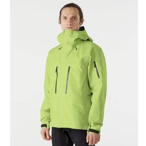 Üç katlı dış mekan işlemeli su geçirmez erkek ceket alfa altıncı nesil SV erkek rahat yürüyüş ceketleri ark rüzgar kırıcı