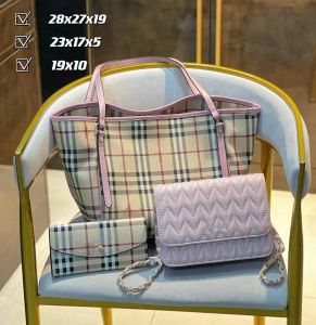 5A Luxurys Designer Bag Lady Designer أعلى جودة جلدية مركبة حقيبة حقيبة القابض على الكتف مقشور مزورة التسوق حقيبة يد 3 أجهزة كمبيوتر/مجموعة مزيج الأكياس