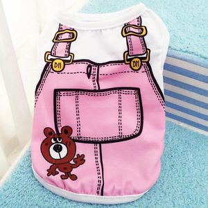 Dog Apparel Fashion Pet Clothes For Dogs Summer Soft Cotton Puppy Vest Clothing Small Cat Chihuahua Yorkshire Shirt T-shirt