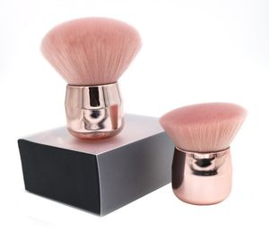 Svamphuvud Ny singel Makeup Brush Stor pulver Blush Round Head Oblique Head Beauty With Paper Box Makeup Tools8463020