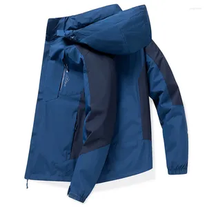 Giacche da uomo Autunno Impermeabile Protezione per tubo flessibile Giacca da tempesta Uomo che guida Cappotto antivento Fabbrica all'ingrosso Abbigliamento Utensili Gruppo giovanile