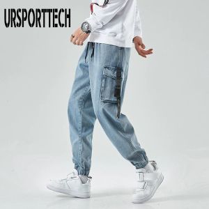 Pants Pants Men Streetwear Hip Hop Joggers Loose 8XL Pantalones Denim Cargo Pants Trousers Jeans Casual Dance Pants Men