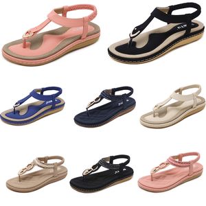 2024 summer women shoes Sandals low heels Mesh surface Leisure Mom Black white large size 35-42 J35 GAI