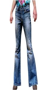 Neue Herren Big Flared Jeans BootCut Leg Hose Lose Männliche Designer Klassische Denim Jeans Bell-Bottom-Jeans für Männer Hosen Herren MX204715966