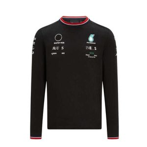 Mens Petronas Luxury Brand Sweatshirts T Shirts F1 Formel One Racing Women Casual Long Sleeve Tshirts Lewis Hamilton Team Work C8888253