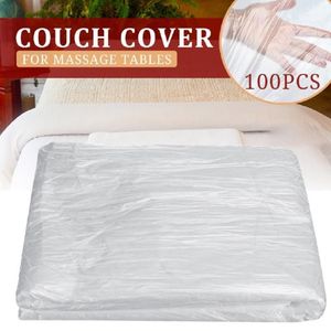 Capas de mesa descartáveis, 100 peças, capa de sofá para mesas de massagem, pano, tratamento de beleza, proteção de cera, cama leve, folha276r