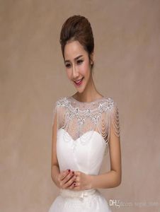 Bling Bling High Quality Bride Shoulder Chain Bridal Beads Crystals Wraps Wedding Bridal fashion Necklace Wedding Jewelry Rhinesto9438842