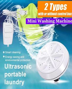 Mini Washing Machine Portable Personal Remote Rotating Ultrasonic Turbines Washer USB Convenient Laundry for Travel Home Trip5822331