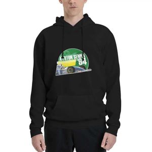 Ayrton Senna F1 Race Raer 16 Couples Plus Maglione con cappuccio in velluto Divertente competizione di attività Bellissimo con cappuccio Felpa con cappuccio