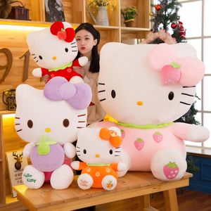 Cartoon Plüsch Spielzeug Shanzhu Erdbeere Kawaii Obst Katze Plüschtiere Weiche Gefüllte Puppe Kissen Kissen Kinder Weihnachten Geschenk