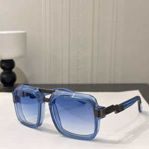 ヴィンテージサングラス669ナイトブルールーテニウム/青い影付きの男性Sonnenbrille Shades Lunettes de soleilヴィンテージメガネOcchiali da sole uv400アイウェア