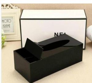 Classic acrylic Makeup cotton storage box cosmetic Multifunction storage Cotton tissue box Wedding Gift2782709