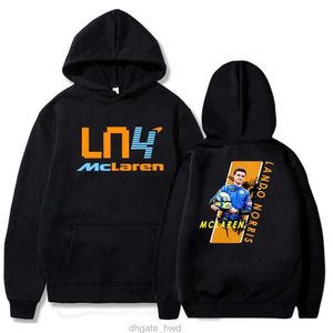 F1 moletons para meninos lando norris 4 moletons jogos engraçados com capuz crianças casuais roupas de inverno para meninas roupas unissex crianças y2k