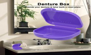 Denturer Box of False Teeth Bath Clean Container Fixed Denture Stents2956836