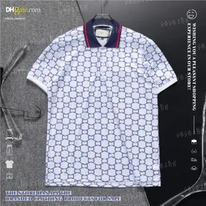 Primavera / verão masculino designer polos camiseta high end estilista carta algodão com decote em v camisa polo masculina camiseta feminina luxo casual casal vestido tamanho asiático M-3XL DDD