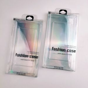 200 st Universal Packaging Plastic PVC Box för iPhone 15 Pro Max Mobile Fase Butik Display WJ02