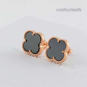 Van Four Leaf Clover Kolczyki Cleef Studki Kolczyki Love Fourleaf Van Clover Clover For Women Clam Modna Kolczyka