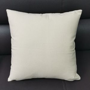 8 oz lona natural fronha 18x18 simples algodão cru bordado capa de almofada em branco lance capa de almofada para hand-painting272a