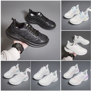 Novos homens mulheres sapatos de corrida caminhadas sapatos planos sola macia moda branco preto rosa bule esportes confortáveis z203 gai 745 377 649