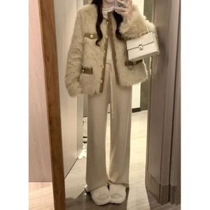Fur, Small Mink Integrated Fragrant Wind, Xinji Haining Fur Coat, Women's Autumn And Winter Clothing, Wealthy Family's Daughter's Gold Coat 9059