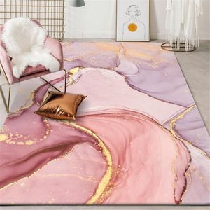 Dream Pink Gold Girl Divery Bedroom Bed Duj ​​Streszczenie Malarstwo olejowe Wzór dywanu Korupa Księżniczka Styl Purple Kwiat Mat240z