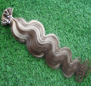 100G Body Wave remy double u tip امتداد الشعر البشري p8613 keratin bond stick tip hair8846448