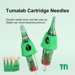 tumalab Tattoo Ink Cartridge Disposable Glue Cover Needle 08 10 12# RL RS 10 PCS HYlab Tattoo Equipment Supply 240226