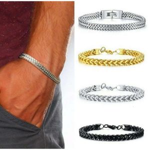 New Men's Personalized Stainless Steel Charm Bracelet Chinese Style Three Color Options