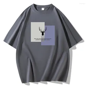 Magliette da uomo T-shirt da uomo T-shirt di lusso in cotone Moda estiva Magliette da donna maniche corte Tee Clothing