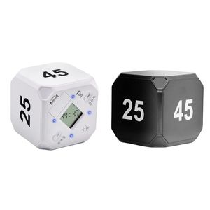 Cube-Timer Küchentimer, Schwerkraftsensor, Flip-Meditationstimer für Zeitmanagement und Countdown, 5-15-25-45 Min. 240308