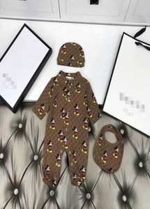 Roupas de verão para bebês recém-nascidos, recém-nascidos, meninos e meninas, conjuntos de 3 peças, algodão, linda carta, manga comprida, roupas infantis3610692