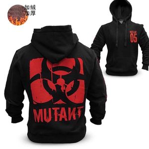 Erkekler Aşağı Parkas Mutant Mens Kış Yün Gloos Coat Singlets Sweatshirts Erkek Polar Hoodies Stringer Vücut İnşa Fitness Gömlek Uygun 221017