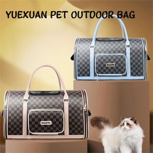 YUEXUAN Borsa tote di design Borsa a tracolla portatile traspirante per cani e gatti per gite Forniture per animali vintage Borsa a tracolla per animali domestici di moda a spalla Borsa da donna all'ingrosso di lusso