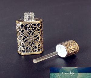 60pcs 3ml Antiqued Metal Perfume Bottle Empty Arab Style Alloy Hollow Out8164777