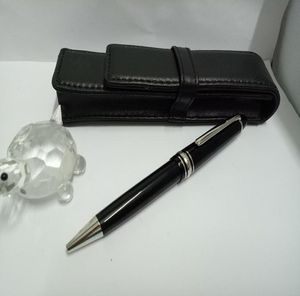 Luxury High Quality 145 Ballpoint Pen Classique Platinum Line Legrand Black Body Silver Clip Inlay Serie Number8752433