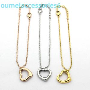 2024 Designer Luxury Brand Jewelry Womens Peach Heart Hand Bracelet Chain Heart-shaped Bracelets Gold/ Silver/ Rose Full As Wedding Christmas Gift