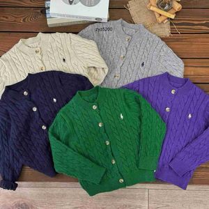 Childrens Sweater for Boys and Girls Spring New Product Pure Cotton Knitted Cardigan Baby Sweater