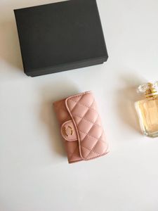 Moda Portafoglio corto designer donna clip Borsa in pelle portacarte di lusso Portamonete portamonete portamonete portamonete