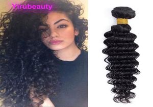 Brazylijskie 100 Human Hair Extensions Deep Wave One Piece Próbka Kurwijska dziewicza włosy Whole Wsparcie Malezyjskie Wefts3302377