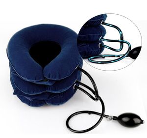 Dispositivo de correção de tração de pescoço cervical, suporte cervical, corretor de postura, maca de pescoço, relaxamento, colar inflável 8969155
