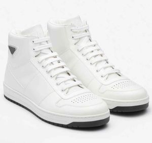 Nowe najlepsze marki America's Cup High-Top Sneakers Buty Białe czarne skórzane haczyki i pętlowe swobodne spacery z sufortem motocyklowym buty hurtowe obuwie EU38-46