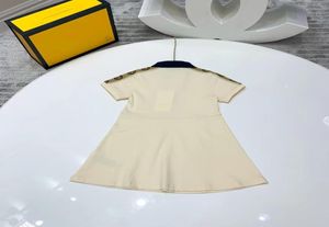 Summer Kid Dresses Set 110160cm Wedding Style Fashion Designer Boutique Clothes Cotton Materials Hela 20222727608