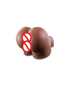 3D Sex Butt My Big Black Ass Pussy Mega Male Masturbator Brown Beige Fetish Masturbating Sex Toy for Men Heavy Duty 11kg1489274