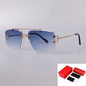 Carter Wire C Designer Diamond Cut Kullasy przeciwsłoneczne Mężczyźni Okulary przeciwsłoneczne Tones for Women Luksusowa marka Vintage Sun Glass Sun 220317247r