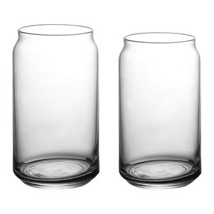 Canecas Bar Party Glassware para Água Suco Cocktails Cerveja Transparente Beber Única Camada Copo de Vidro Home Office Kitchen296A